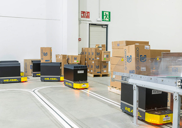 Foto SSI SCHAEFER optimiza el transporte interno de las nuevas instalaciones de ESCUBEDO
