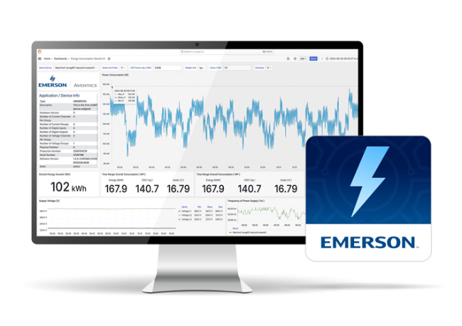 Foto La nueva solución de Emerson reduce los costos de energía y las emisiones de carbono para fabricantes.