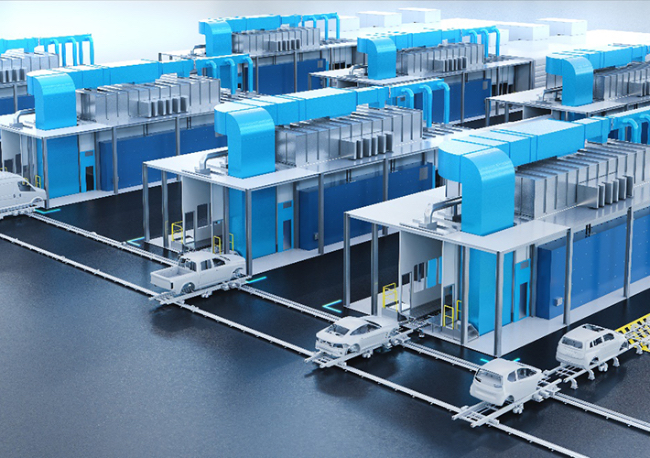 Foto Estreno mundial: Dürr construye su “planta de pintura del futuro” para CEER.