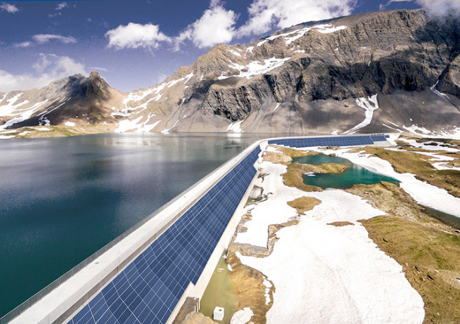 Foto Axpo construirá una planta solar en las paredes de la presa más alta de Europa