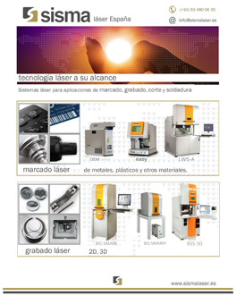 SISMA. Tecnología láser a su alcance