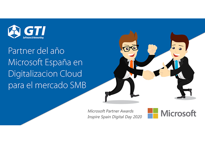 Foto GTI ha recibido el premio al Partner del año en Digitalización Cloud para el mercado SMB de la mano de Microsoft.