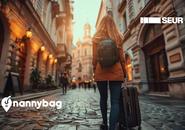 foto SEUR y Nannybag se unen para ofrecer un servicio de consigna de maletas para viajeros .