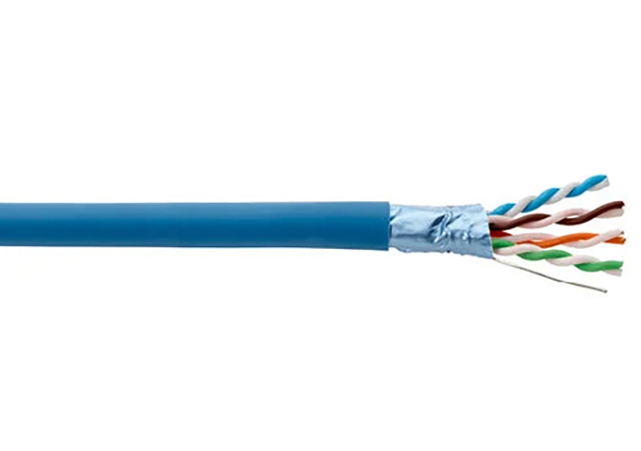 foto Cable apantallado F/UTP Cat 6A con el menor diámetro exterior del mercado.