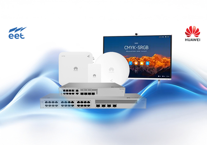 foto EET amplía su oferta en conectividad con las soluciones profesionales Huawei eKit e IdeaHub, para entornos empresariales y educativos.