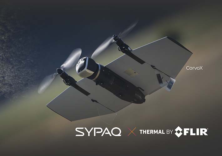 foto SYPAQ integra Boson en el nuevo dron CorvoX como colaborador del programa Thermal by FLIR.