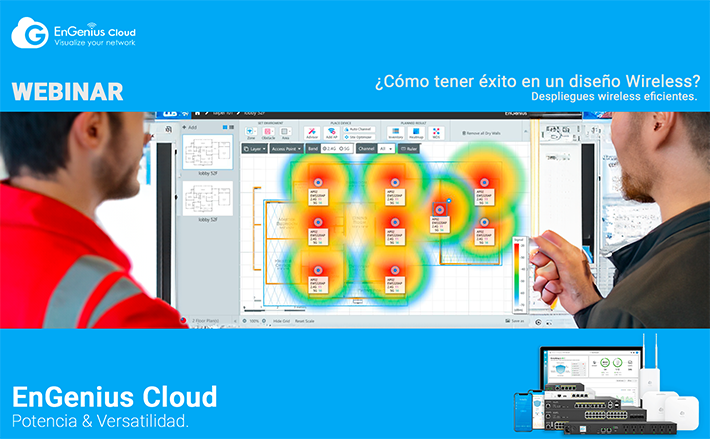 Foto 18 de septiembre a las 16 horas
EnGenius impartirá un webinar gratuito sobre diseño eficiente de redes wireless.