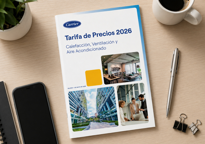 foto Carrier refuerza su oferta 2026-2027 con nuevas gamas HVAC orientadas a la eficiencia energética y la descarbonización.