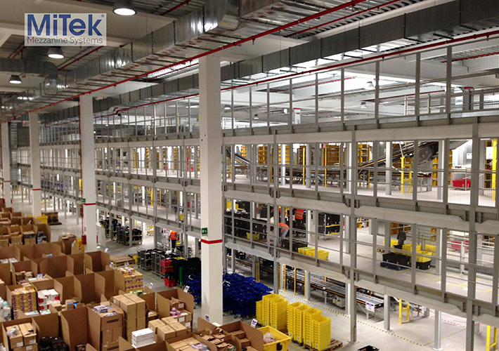 Foto MiTek revealed as UK's top mezzanine floor supplier.