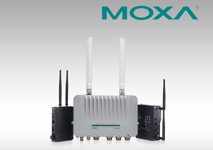 foto Moxa presenta la próxima generación de puntos de acceso/clientes industrial para potenciar la automatización móvil preparada para el futuro.