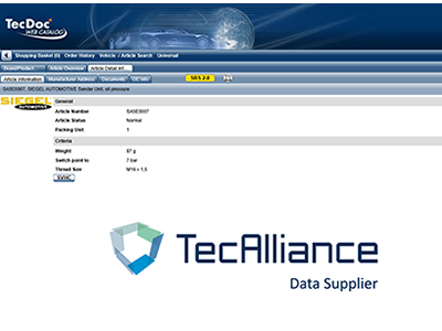 foto noticia Los productos de la marca SIEGEL Automotive ya están incluidos en TecDoc. Buy & Smile ahora también en el principal catálogo electrónico de la posventa.