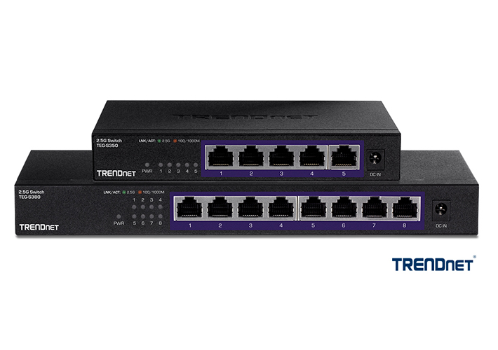 Foto TRENDnet lanza al mercado switches de red no administrados de 2,5 G