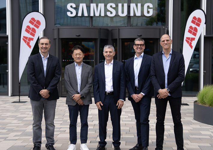 foto ABB y Samsung se asocian para conectar la inteligencia de los edificios con el IoT empresarial.