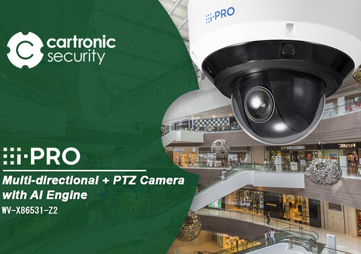 foto Nueva cámara i-PRO multidireccional + PTZ, ideal para exteriores.
