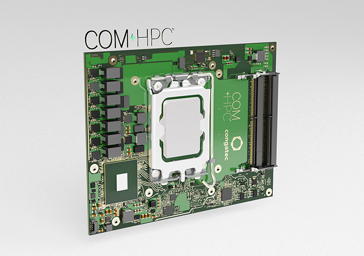 foto congatec amplía su gama de módulos Computer-on-Modules COM-HPC con procesador Intel Core de 13ª Generación para incluir variantes de gama alta con zócalo LGA.