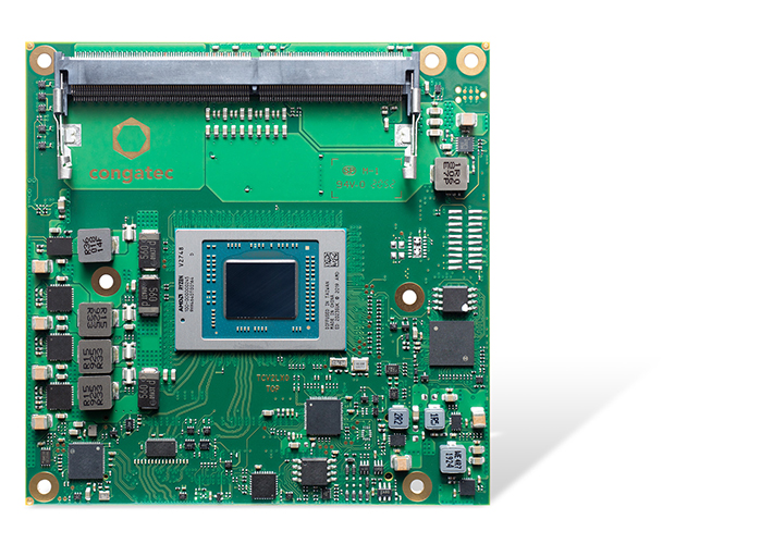 Foto congatec duplica el rendimiento con el procesador AMD Ryzen Embedded V2000.