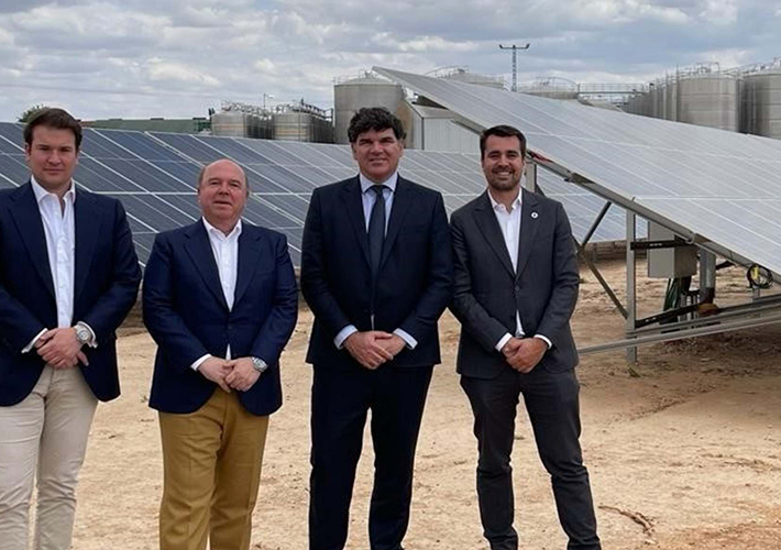 Foto Endesa X construye una planta fotovoltaica para Bodegas Fontana, que le permitirá producir un tercio de sus vinos con energía solar.