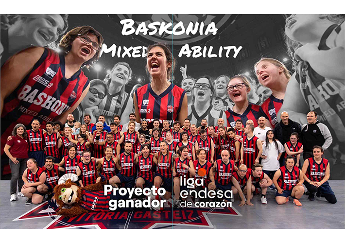 Foto El mundo de inclusión real de Baskonia Mixed Ability, historia más votada de Liga Endesa de Corazón 22 - 23