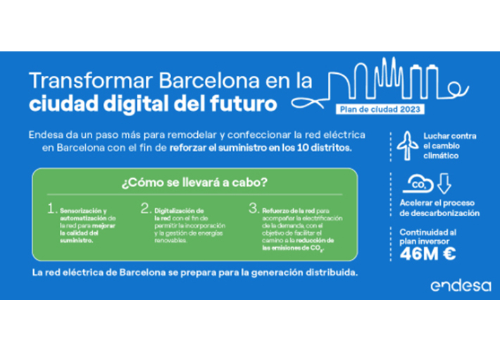 foto noticia Endesa confecciona la red eléctrica de Barcelona para transformarla en la ciudad digital del futuro.