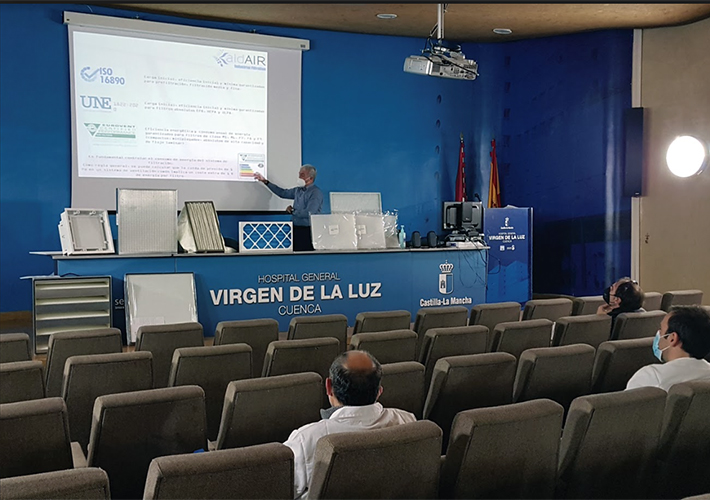 Foto Grupo Cartés imparte una formación para minimizar la carga viral en el Hospital Virgen de la Luz de Cuenca.