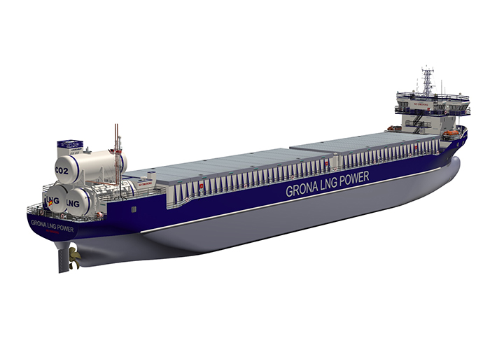 foto Sener ha ejecutado para Grona Shipping la ingeniería conceptual y básica de dos buques general cargo con capturadores de carbono con cota de clase de hielo.