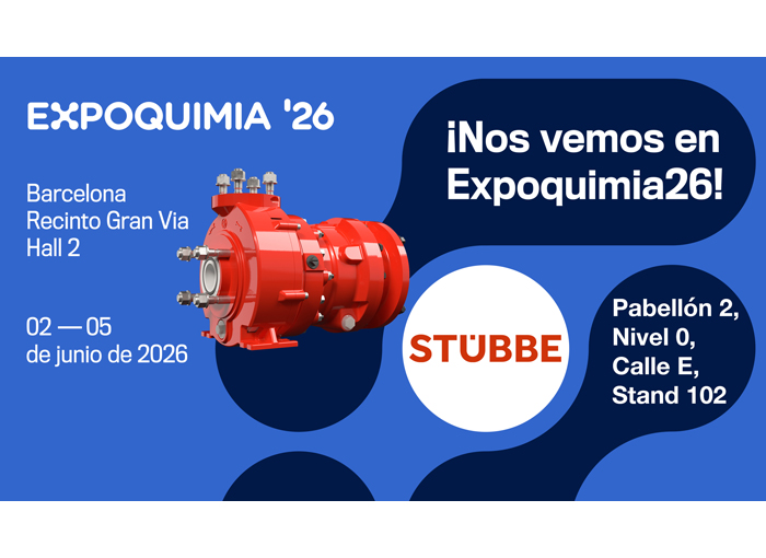 foto STÜBBE Ibérica participará en Expoquimia 2026.
