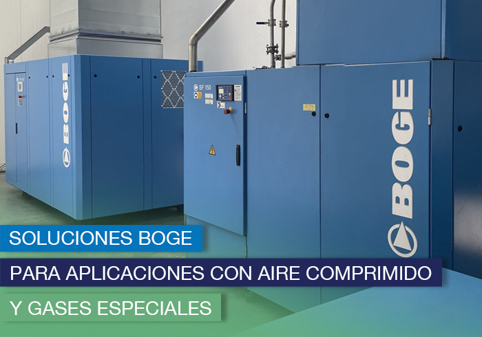 foto SOLUCIONES BOGE PARA APLICACIONES CON AIRE COMPRIMIDO Y GASES ESPECIALES