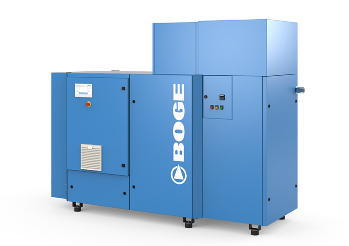 foto Compresores de tornillo BOGE Bluekat.
Exentos de aceite, para un riesgo 0 de contaminación de aceite.