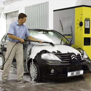 Imagen  LAVADO DE AUTOMÓVILES EN AUTOSERVICIO • Kärcher • Instalaciones y equipos de lavado de vehículos en autoservicio.